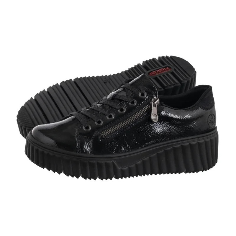 Rieker Czarne N2501-00 Black (RI278-a) bateliai