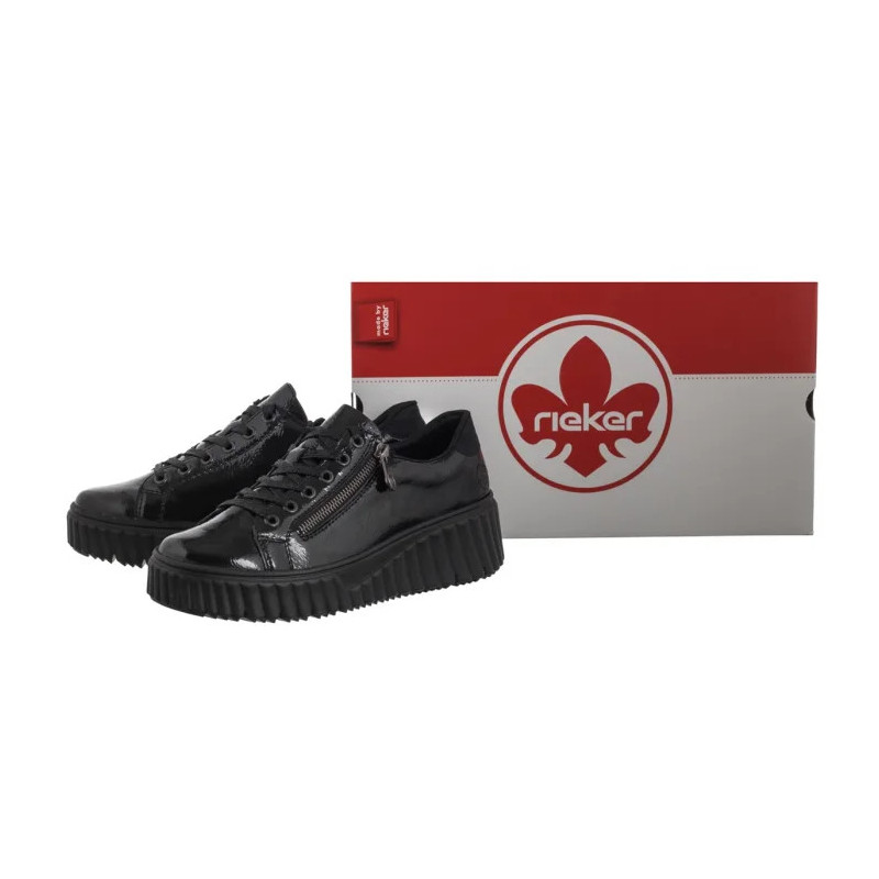 Rieker Czarne N2501-00 Black (RI278-a) bateliai