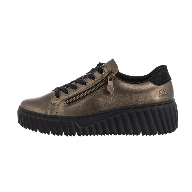 Rieker Brązowe N2501-90 Bronze (RI278-b) bateliai