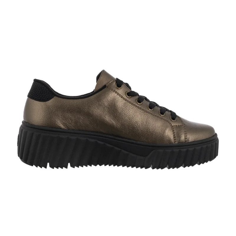 Rieker Brązowe N2501-90 Bronze (RI278-b) bateliai