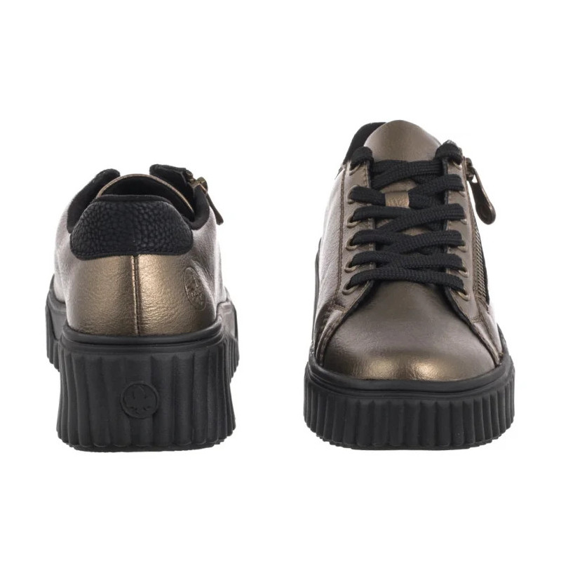 Rieker Brązowe N2501-90 Bronze (RI278-b) bateliai