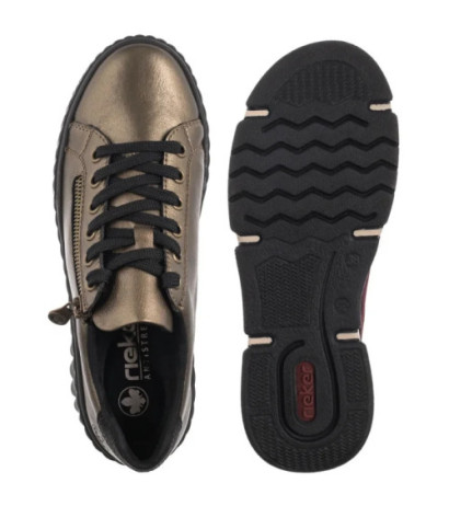 Rieker Brązowe N2501-90 Bronze (RI278-b) bateliai