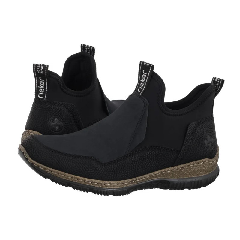 Rieker Czarne N3275-00 Black (RI280-a) batai