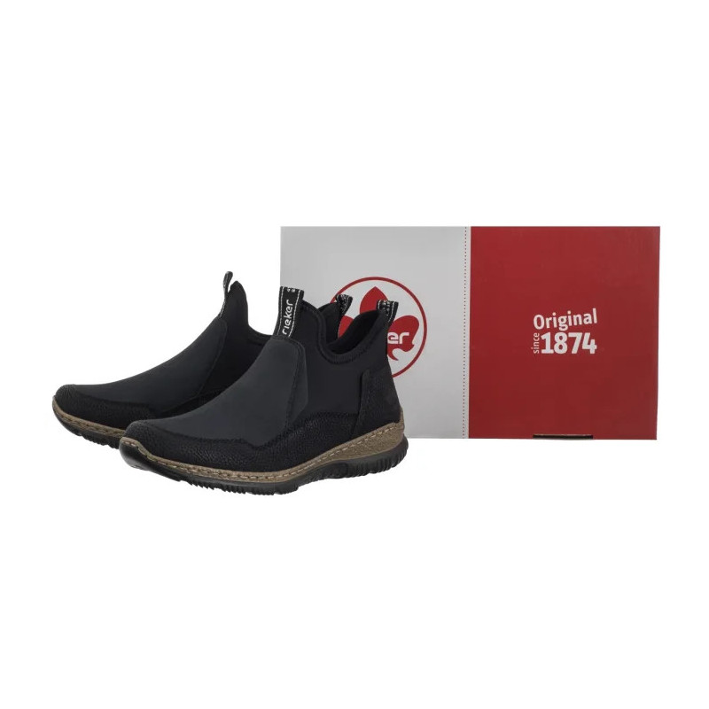 Rieker Czarne N3275-00 Black (RI280-a) batai
