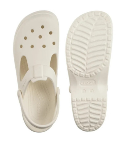Crocs Classic Mary Jane Clog K Chalk 210615-0WV (CR387-c) sandalai