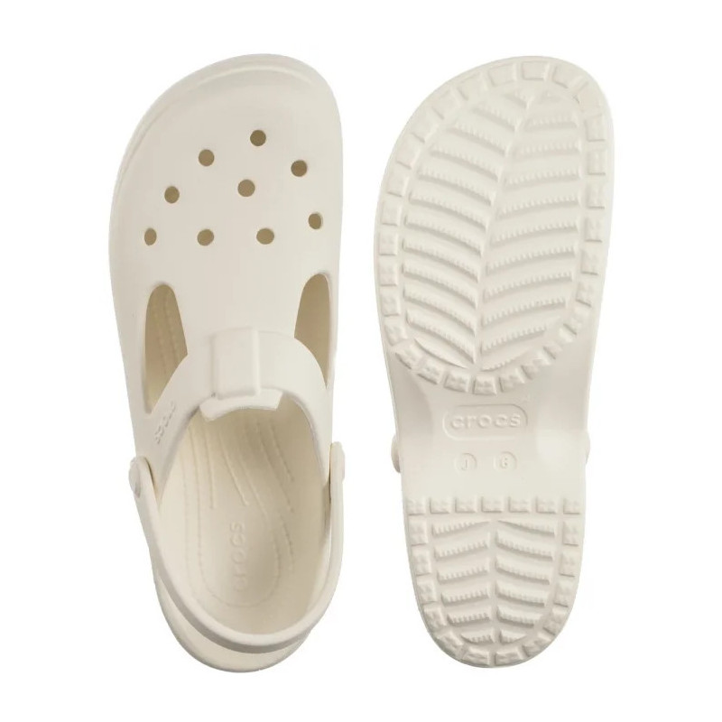 Crocs Classic Mary Jane Clog K Chalk 210615-0WV (CR387-c) sandalai