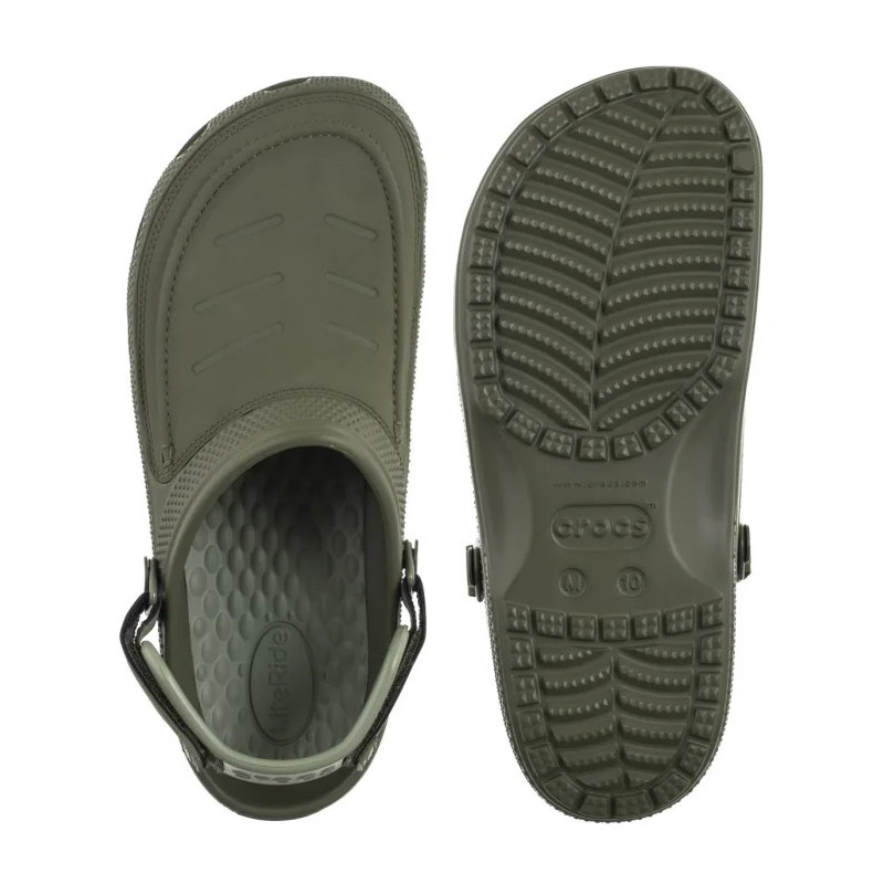 Crocs Yukon Vista II LR Clog Army Green 207689-309 (CR323-c) šlepetės