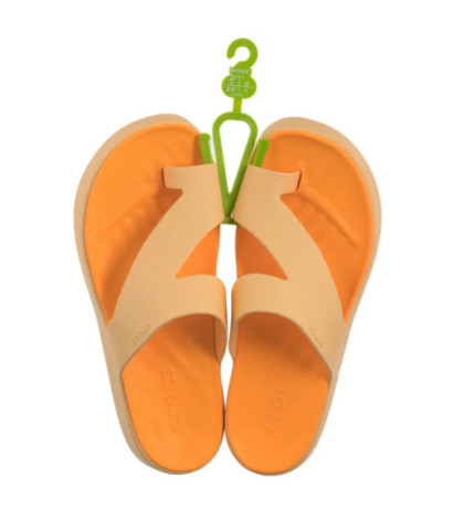 Crocs Getaway Platform Toe Loop Truffle 210834-0LF (CR375-c) šlepetės