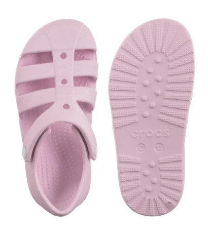 Crocs Clissiac Fisherman K Pink Milk 210625-6ZW (CR384-b) sandalai