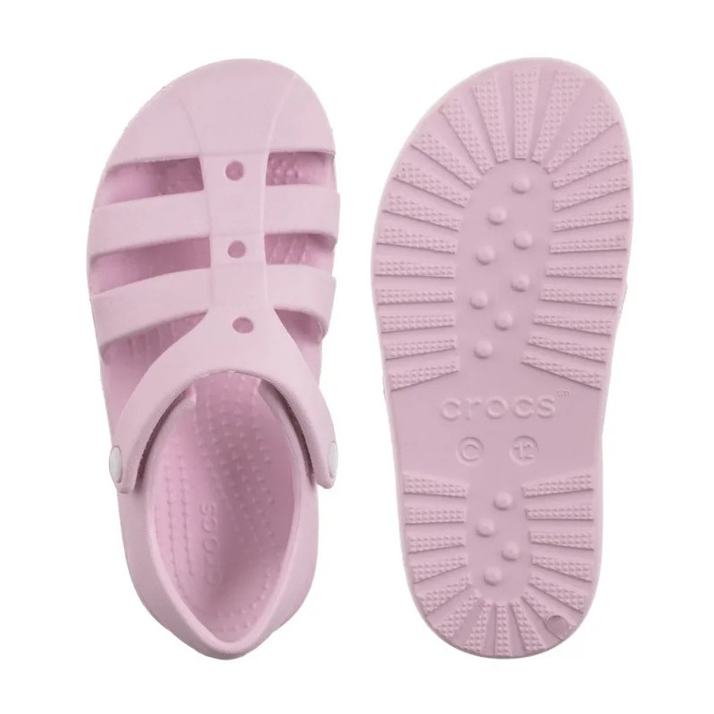 Crocs Clissiac Fisherman K Pink Milk 210625-6ZW (CR384-b) sandalai