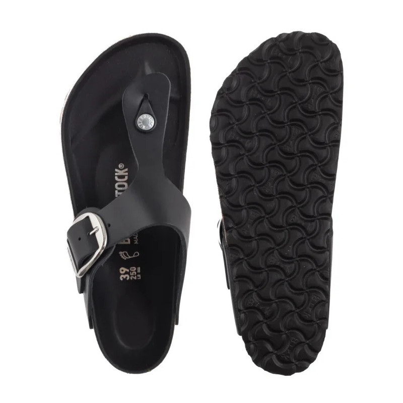 Birkenstock Gizeh Big Buckle Black 1018753 (BK313-a) šlepetės