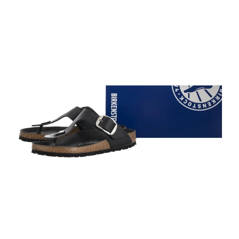 Birkenstock Gizeh Big Buckle Black 1018753 (BK313-a) šlepetės