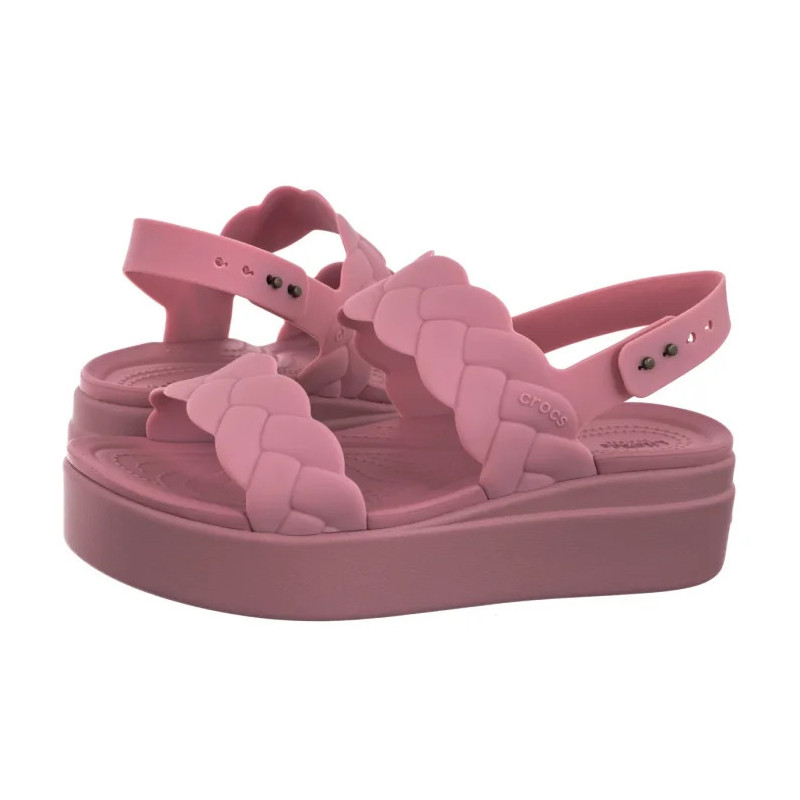 Crocs Brooklyn Woven Upper Lw Rosette 209977-6XX (CR383-c) sandalai