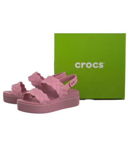 Crocs Brooklyn Woven Upper Lw Rosette 209977-6XX (CR383-c) sandalai