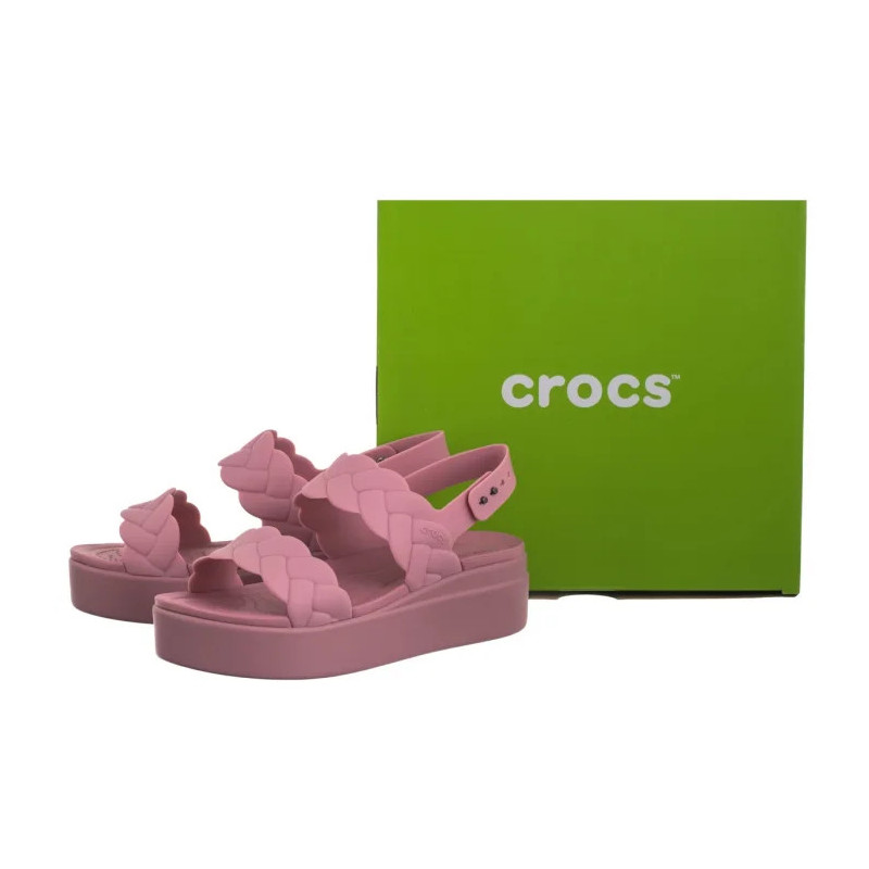 Crocs Brooklyn Woven Upper Lw Rosette 209977-6XX (CR383-c) sandalai
