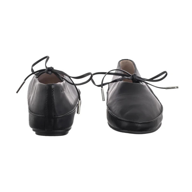 Calvin Klein Ballerina Mary Jane Strap Lth Ck Black HW0HW02656 BEH (CK678-a) bateliai