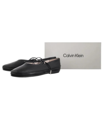 Calvin Klein Ballerina Mary Jane Strap Lth Ck Black HW0HW02656 BEH (CK678-a) bateliai