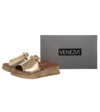 Venezia Złote B046LEGOOBK043 (VE854-a) Moteriški batai/šlepetės