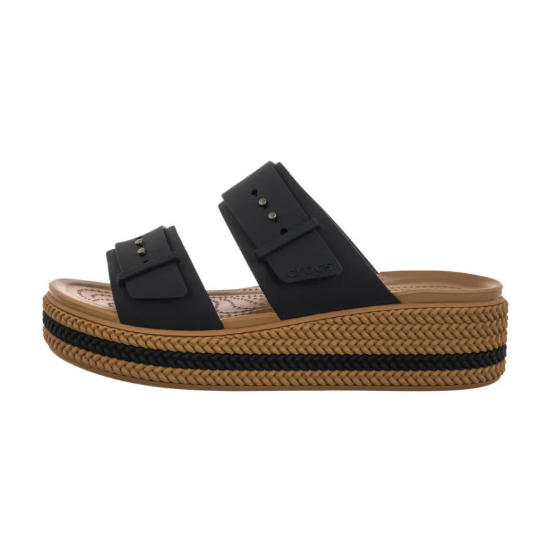 Crocs Brooklyn Woven Buckle Black 209978-001 (CR398-a) 