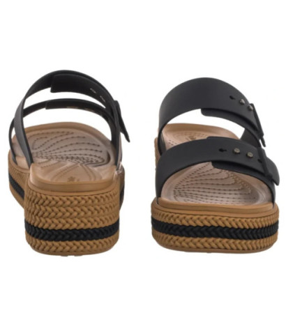 Crocs Brooklyn Woven Buckle Black 209978-001 (CR398-a) 