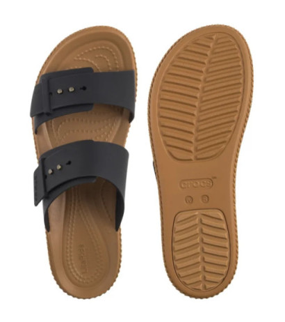 Crocs Brooklyn Woven Buckle Black 209978-001 (CR398-a) 