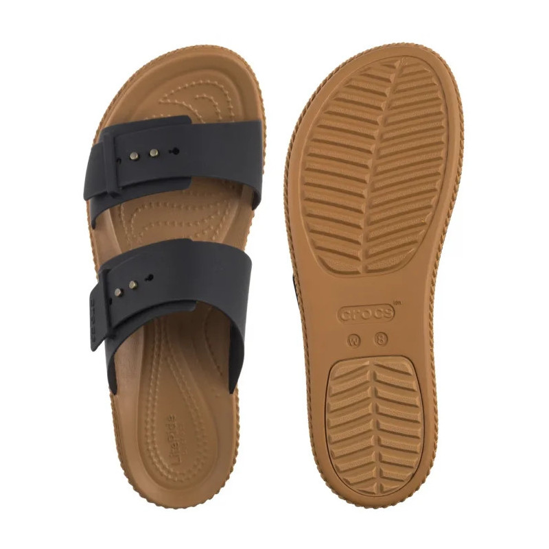 Crocs Brooklyn Woven Buckle Black 209978-001 (CR398-a) 