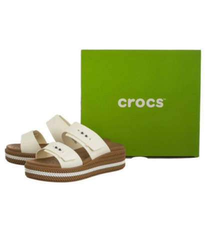 Crocs Brooklyn Woven Buckle Chalk 209978-0WV (CR398-b) 