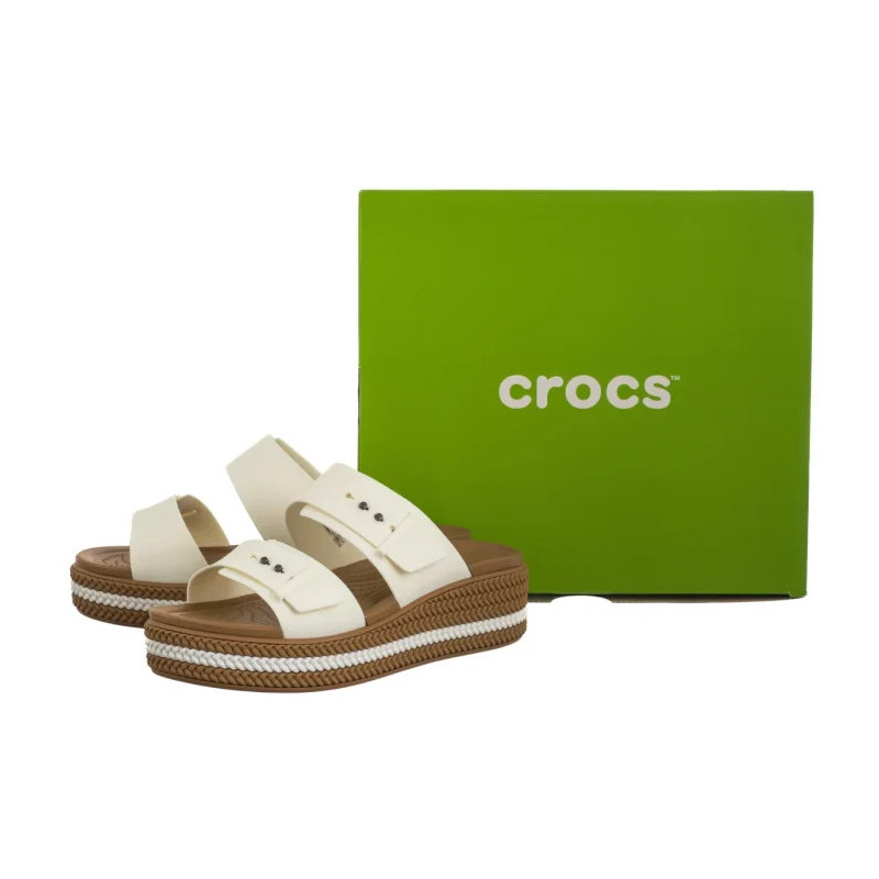Crocs Brooklyn Woven Buckle Chalk 209978-0WV (CR398-b) 