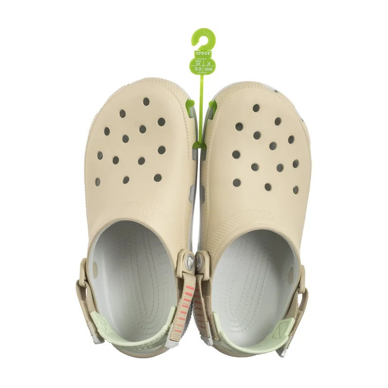 Crocs Classic Turbo Clog Bone 211287-2Y2 (CR399-a) Moteriški batai/šlepetės