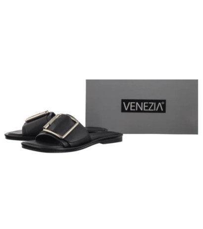 Venezia Czarne R020LEBLOBK144 (VE867-a) Moteriški batai/šlepetės