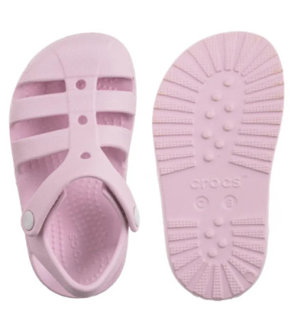 Crocs Classic Fisherman T Pink Milk 210626-6ZW (CR390-b) sandalai