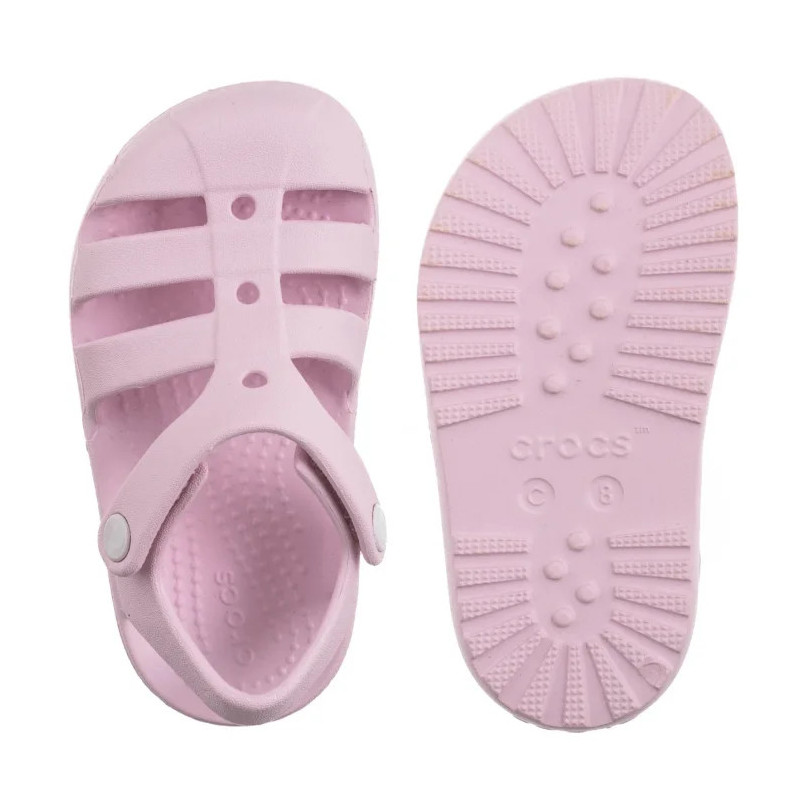 Crocs Classic Fisherman T Pink Milk 210626-6ZW (CR390-b) sandalai
