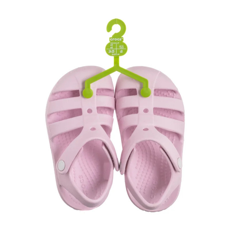 Crocs Classic Fisherman T Pink Milk 210626-6ZW (CR390-b) sandalai