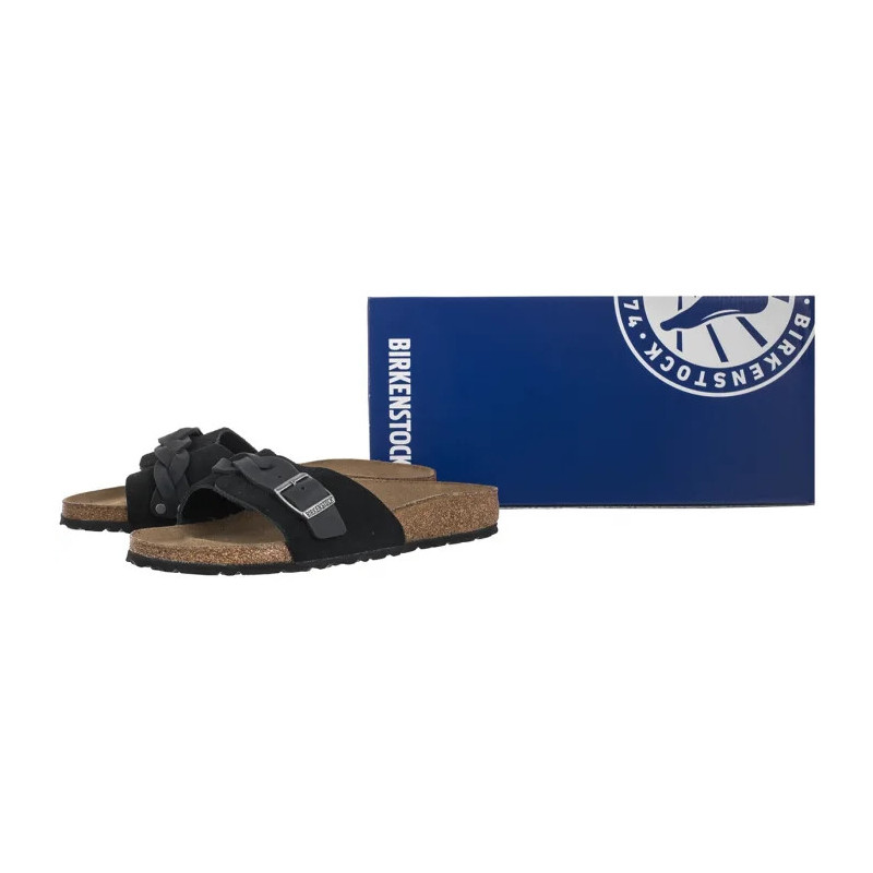 Birkenstock Oita Braided Black 1030549 (BK264-e) Moteriški batai/šlepetės