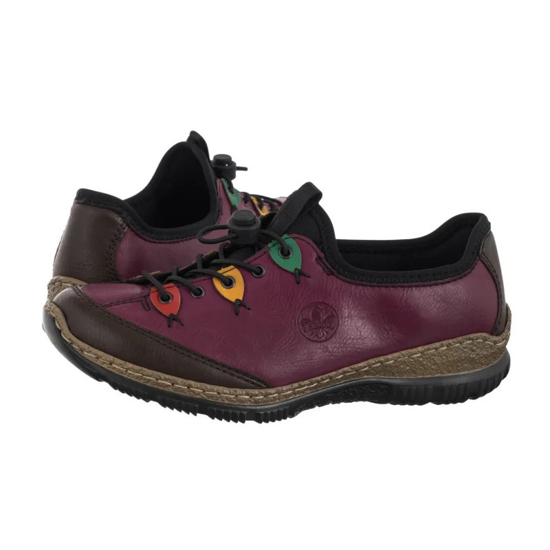 Rieker Fioletowe N3271-30 Pink (RI185-c) batai
