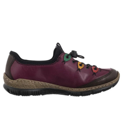 Rieker Fioletowe N3271-30 Pink (RI185-c) batai