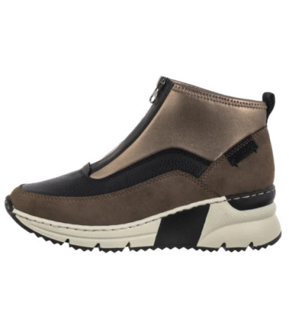 Rieker Brązowe N6352-25 Brown (RI283-a) bateliai