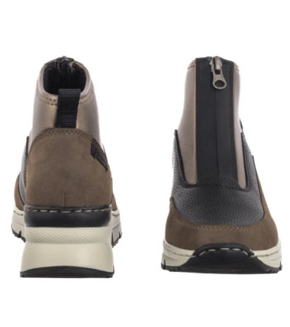Rieker Brązowe N6352-25 Brown (RI283-a) bateliai
