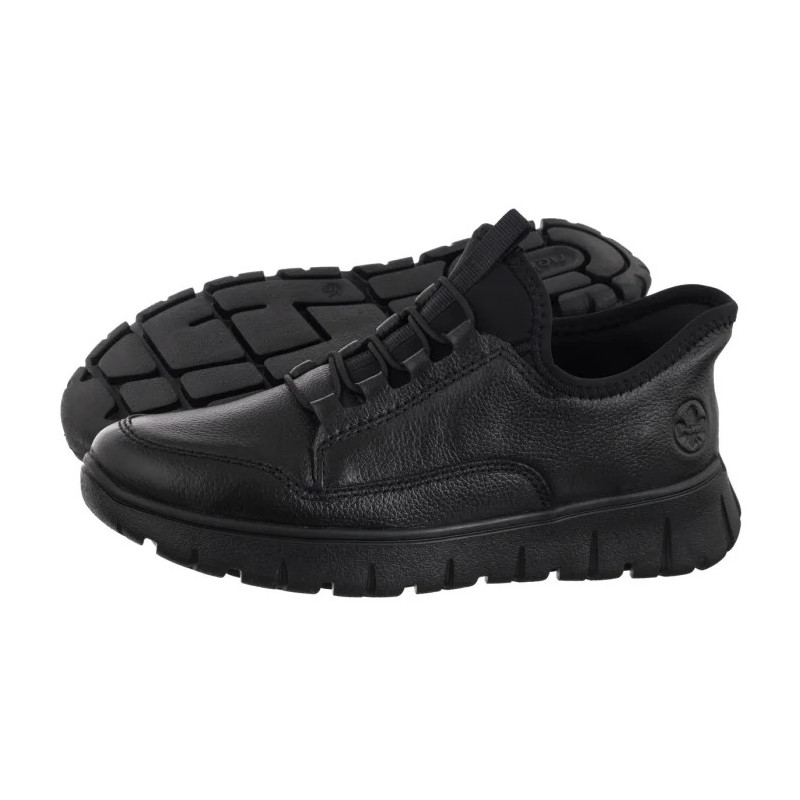 Rieker Czarne N1357-00 Black (RI285-a) batai