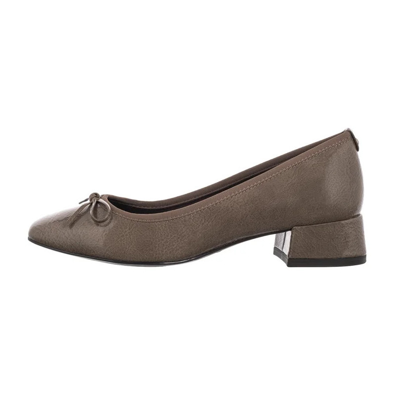 Tamaris Beżowe Lakierowane 1-22301-43 341 Taupe (TM554-a) bateliai