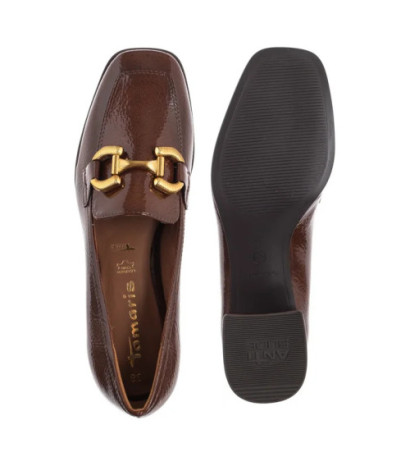 Tamaris Brązowe 1-24316-43 305 Cognac (TM553-b) bateliai