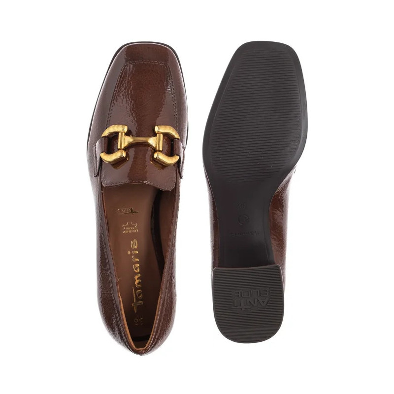 Tamaris Brązowe 1-24316-43 305 Cognac (TM553-b) bateliai