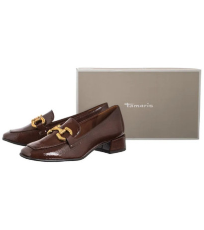Tamaris Brązowe 1-24316-43 305 Cognac (TM553-b) bateliai
