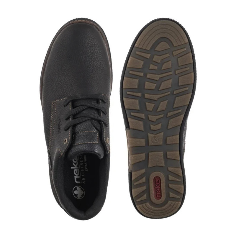 Rieker Czarne B3313-00 Black (RI287-a) batai