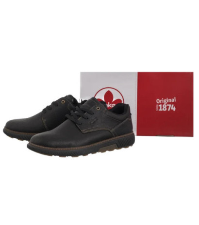 Rieker Czarne B3313-00 Black (RI287-a) batai