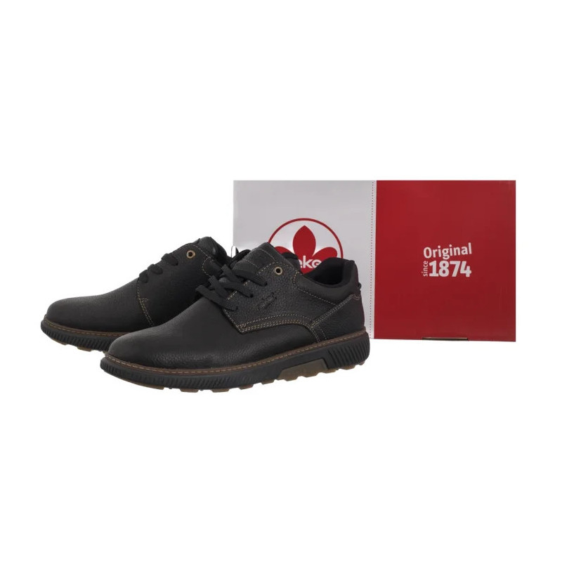 Rieker Czarne B3313-00 Black (RI287-a) batai