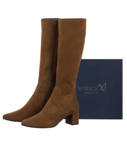 Caprice Brązowe 9-25547-41 394 Brown Stretch (CP427-b) bateliai