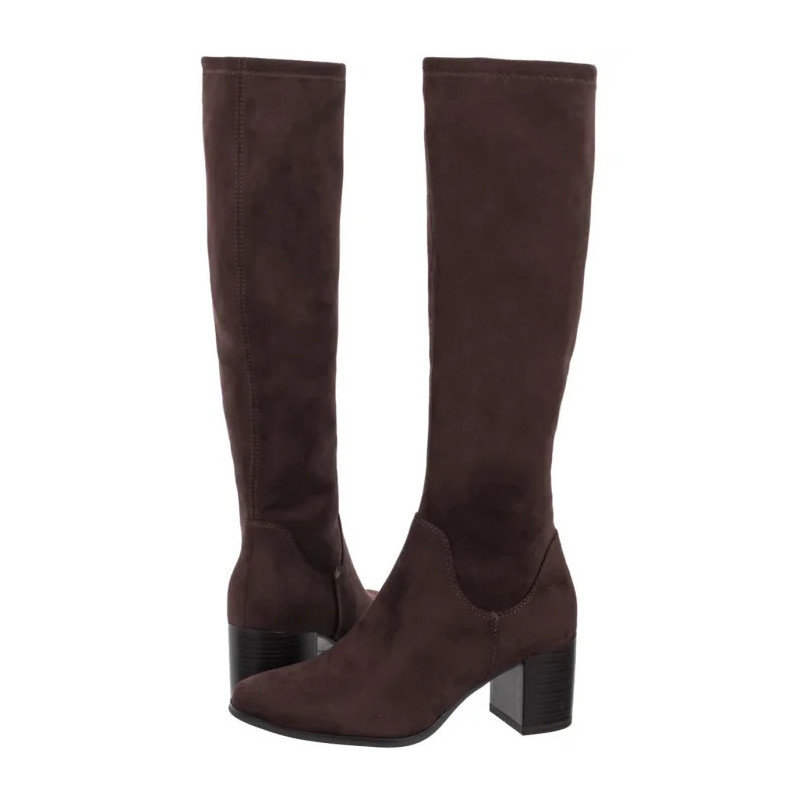 Caprice Brązowe 9-25503-45 302 Dk Brn Stretch Vegan (CP446-a) bateliai