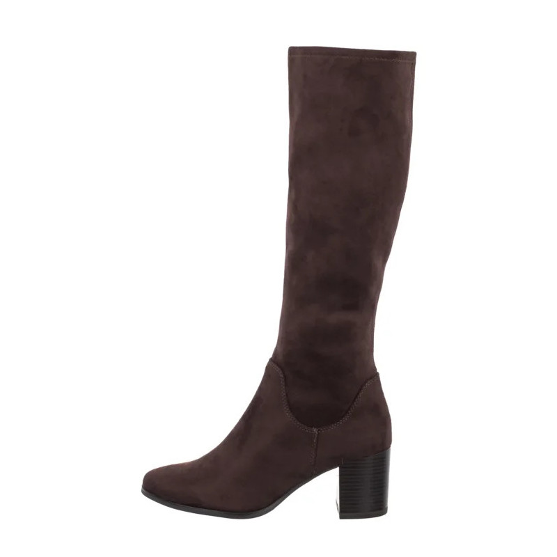 Caprice Brązowe 9-25503-45 302 Dk Brn Stretch Vegan (CP446-a) bateliai