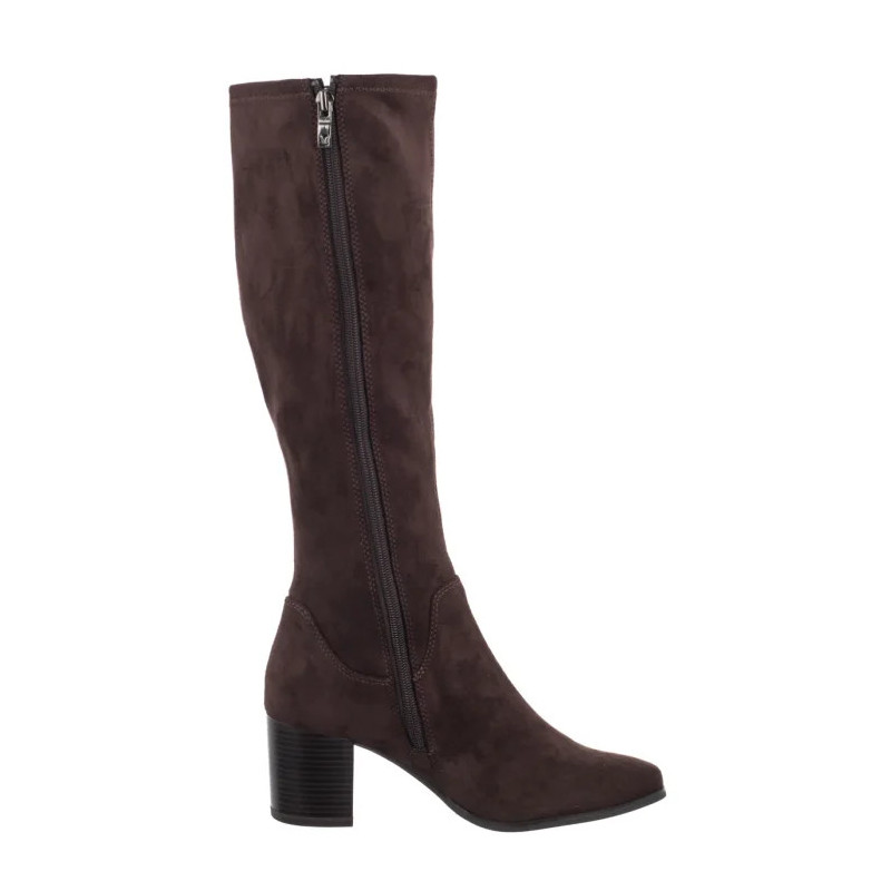 Caprice Brązowe 9-25503-45 302 Dk Brn Stretch Vegan (CP446-a) bateliai